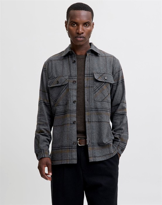 JPRRayle Melange Check Overshirt